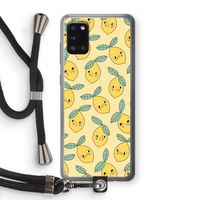 Citroenen: Samsung Galaxy A31 Transparant Hoesje met koord Citroenen: Samsung Galaxy A31 Transparant Hoesje met koord