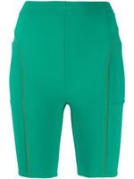 Jacquemus short à liserés contrastants - Vert