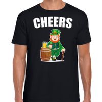 Cheers / St. Patricks day t-shirt / kostuum zwart heren