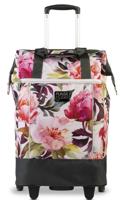 Punta Wheel Trolley Shopper Big Wheel Flowers Roze Punta Wheel Trolley Shopper Big Wheel Flowers Roze