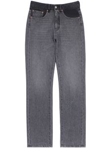 MM6 Maison Margiela jean en coton à coupe slim - Gris