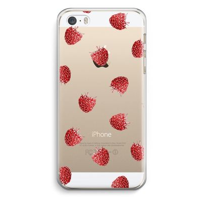 Framboosjes: iPhone 5 / 5S / SE Transparant Hoesje