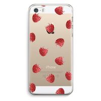 Framboosjes: iPhone 5 / 5S / SE Transparant Hoesje