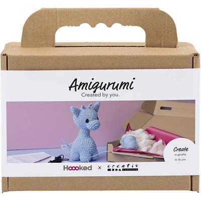 Creativ Company Hobbyset amigurumi, giraf, lichtblauw, 1 doos