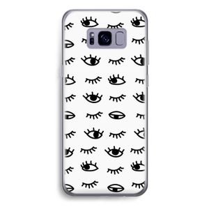 Eye pattern #2: Samsung Galaxy S8 Plus Transparant Hoesje