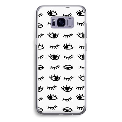 Eye pattern #2: Samsung Galaxy S8 Plus Transparant Hoesje