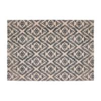 Tapijt Atmosphera Zwart Beige Katoen Multicolour 60 x 90 cm