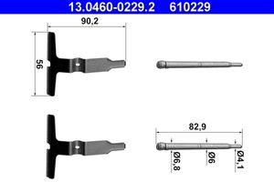 Accessoireset, schijfremblok 13046002292