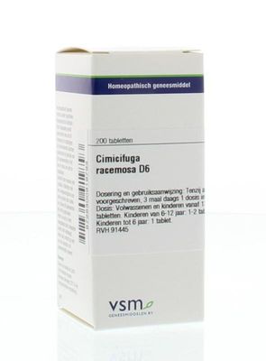 VSM Cimicifuga racemosa D6 (200 tab)