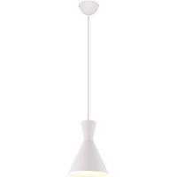 LED Hanglamp E27 - Moderne Mat Witte Aluminium Lamp Ø20cm