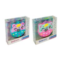 Clementoni crazy chic oogschaduw dieren donut blauw/roze