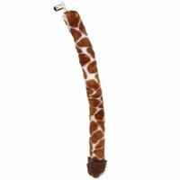 Pluche giraffe staart - 50 cm - met clip - dierenstaart - Carnaval - speelgoed - thumbnail