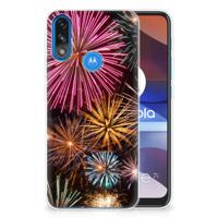 Motorola Moto E7/E7i Power | Sillicone Back Cover | Vuurwerk