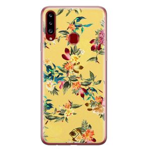 Samsung Galaxy A20s siliconen hoesje - Floral days