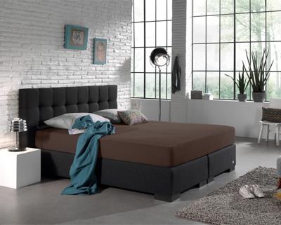 Dreamhouse Enkel Jersey 135 gr. Hoeslaken Deep Taupe 80/100 x 200