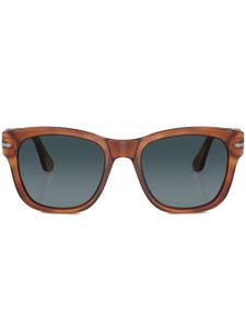 Persol lunettes de soleil à monture ronde - Marron