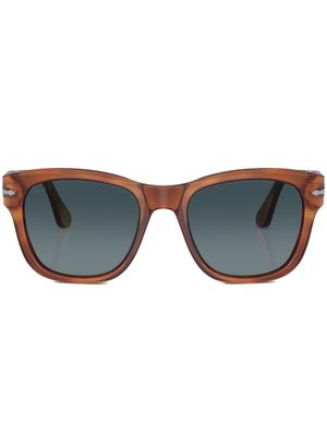 Persol lunettes de soleil à monture ronde - Marron