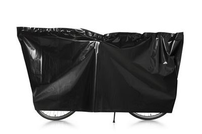 Vk fietsbeschermhoes - zwarte polyethyleen fietshoes (100x220cm)