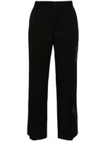 Off-White pantalon en laine vierge à coupe droite - Noir - thumbnail