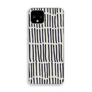 Moroccan stripes: Pixel 4 Transparant Hoesje