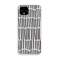 Moroccan stripes: Pixel 4 Transparant Hoesje Moroccan stripes: Pixel 4 Transparant Hoesje