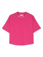 Palm Angels Kids t-shirt à logo imprimé - Rose