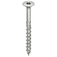 HECO TOPIX-plus schroeven - platkop RVS A2 - 4x50/30 mm - Torx T-20 (HD20) - deeldraad - 200 st