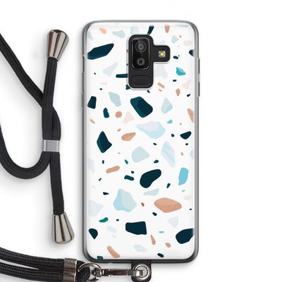 Terrazzo N°13: Samsung Galaxy J8 (2018) Transparant Hoesje met koord