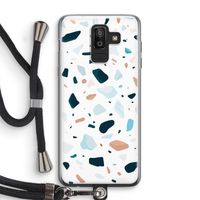 Terrazzo N°13: Samsung Galaxy J8 (2018) Transparant Hoesje met koord