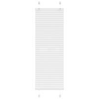 VidaXL Plissé rolgordijn 45x100 cm stofbreedte 44,4 cm polyester wit