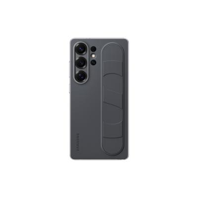 Samsung Galaxy S25 Ultra Stand Grip Case Telefoonhoesje Zwart