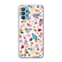 Terrazzo Memphis Pink: Samsung Galaxy A32 4G Transparant Hoesje