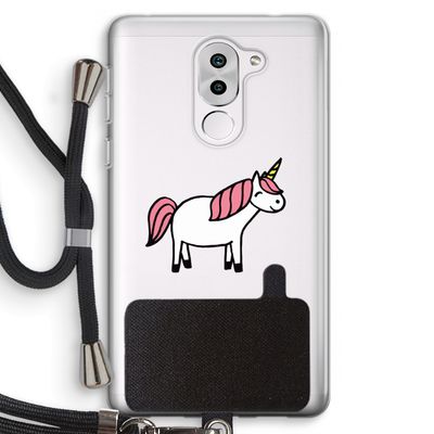Eenhoorn: Honor 6X Transparant Hoesje met koord