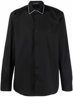 Philipp Plein chemise boutonnée à logo - Noir - thumbnail