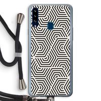 Magic pattern: Samsung Galaxy A20s Transparant Hoesje met koord