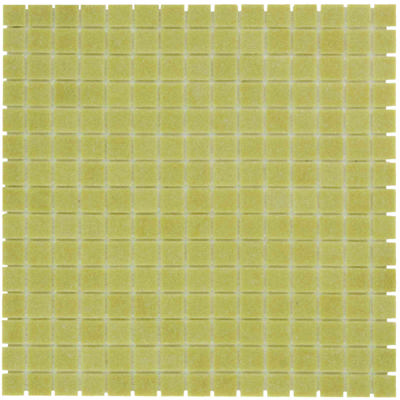 The Mosaic Factory Amsterdam Mozaiek Tegel Vierkant - Ultra Licht Bruin Glas Basic 322x322 mm