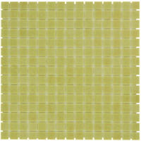 The Mosaic Factory Amsterdam Mozaiek Tegel Vierkant - Ultra Licht Bruin Glas Basic 322x322 mm