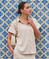 Esqualo Top SP25.30016 | Beige