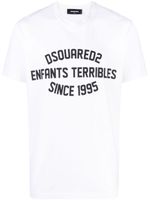 DSQUARED2 t-shirt en coton à logo imprimé - Blanc - thumbnail