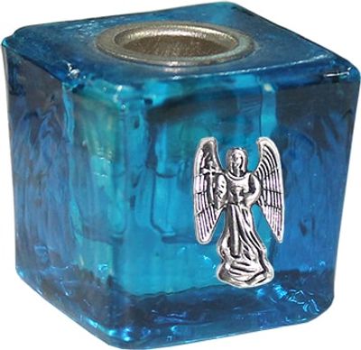 Kaarshouder Mini Kubusvorm Turquoise - Engel Haniel