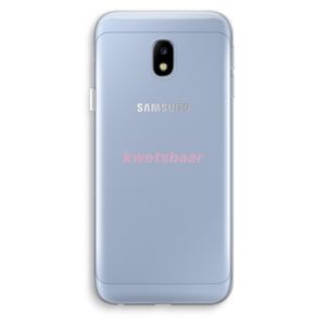 kwetsbaar: Samsung Galaxy J3 (2017) Transparant Hoesje