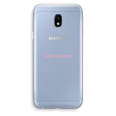 kwetsbaar: Samsung Galaxy J3 (2017) Transparant Hoesje
