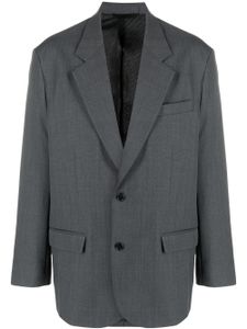 Acne Studios blazer chiné à simple boutonnage - Gris