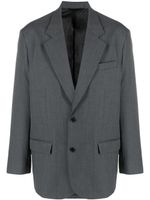 Acne Studios blazer chiné à simple boutonnage - Gris