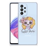 Silicone Back Case Samsung Galaxy A53 5G Boho Skull - thumbnail