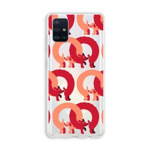 Dogs: Galaxy A51 4G Transparant Hoesje
