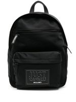 Just Cavalli sac à dos matelassé à patch logo - Noir