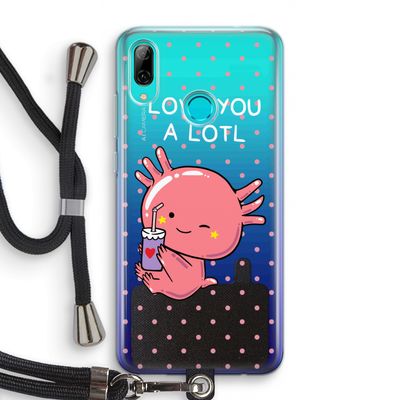 Love You A Lotl: Huawei P Smart (2019) Transparant Hoesje met koord