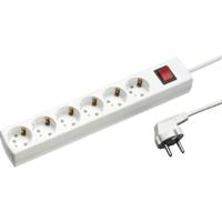 Martin Kaiser contactdoos - 1033 - 6 aansluitingen - 5 m - wit - 1033ZL5-15W/KWS