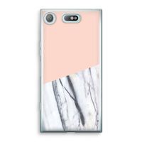 A touch of peach: Sony Xperia XZ1 Compact Transparant Hoesje A touch of peach: Sony Xperia XZ1 Compact Transparant Hoesje